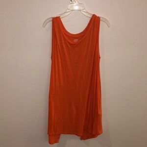 Orange flowy tank!!